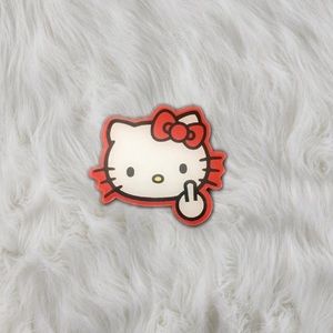Hello Kitty is having none of it! 😆  Acrylic Pin